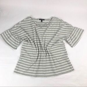 Banana Republic Striped Bell Sleeve Top